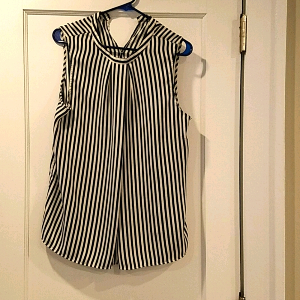 Banana republic top, stripes size large